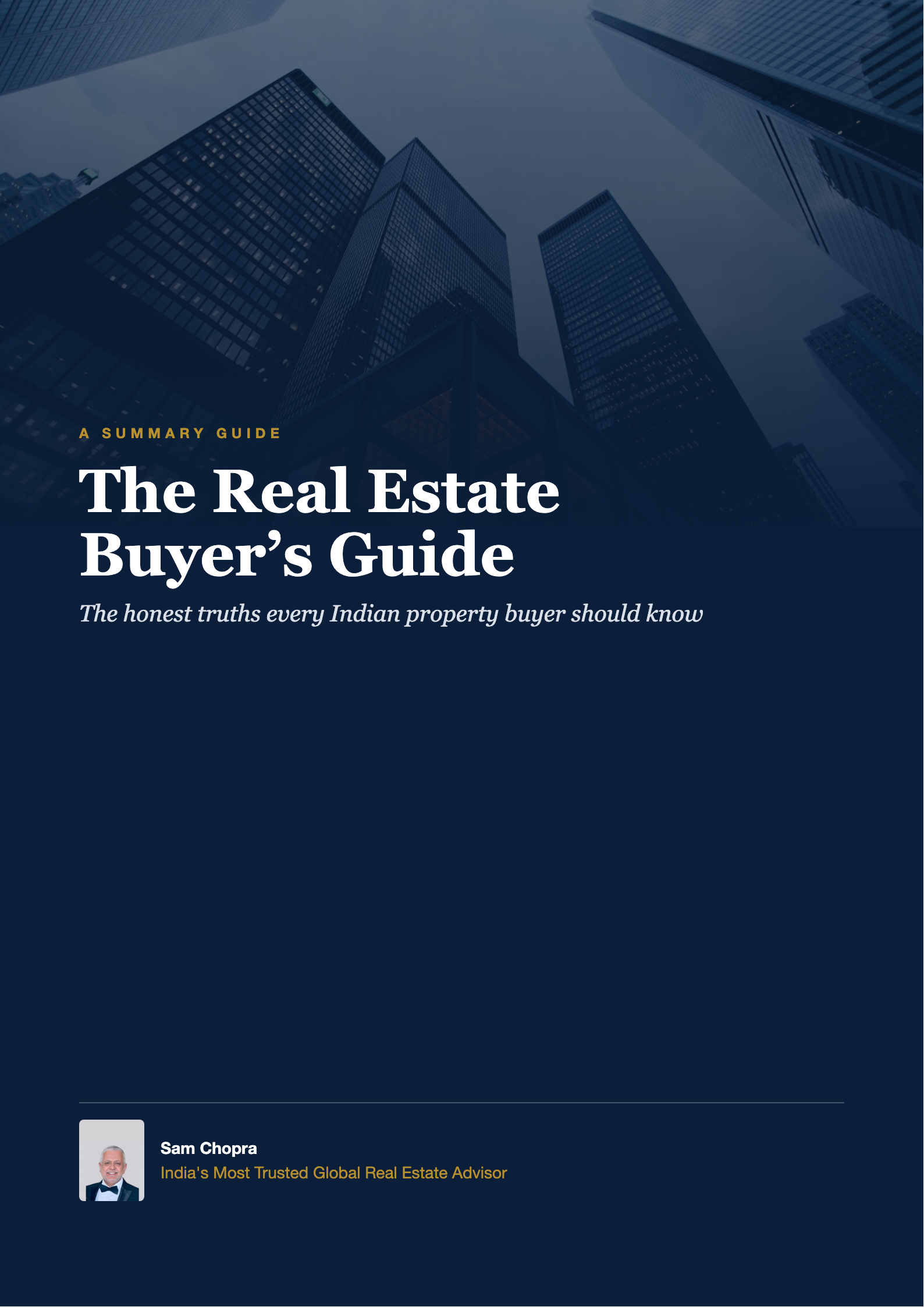 The Real Estate Buyer's Guide cover